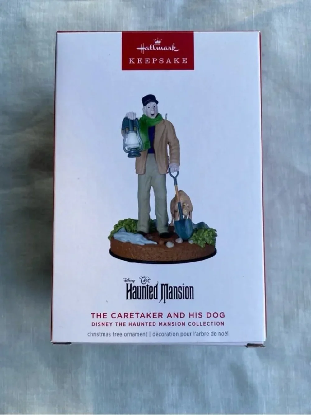 NWT Hallmark Disney Haunted Mansion Caretaker and His Dog ornament